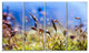 "Abstract Summer Spring Moss Flowers" Landscape Wall Art, 4 Panels, 48"x28"