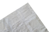 CUBE White Cowhide Rug, 9x12ft