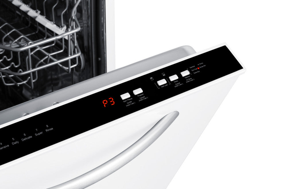 Summit DW24ADA 24"W 10 Place Setting Energy Star Rated Built-In - Stainless