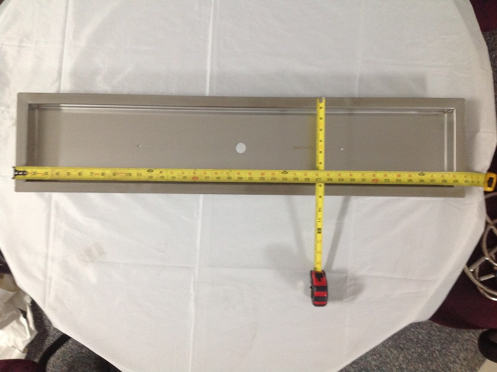 Pan38X7-1, Stainless 38"x7"x2" Drop In Insert