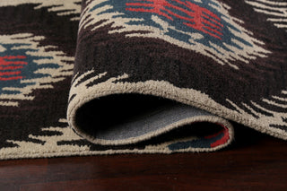 Abstract Contemporary Oriental Area Rug Hand-tufted Wool Carpet 5x8