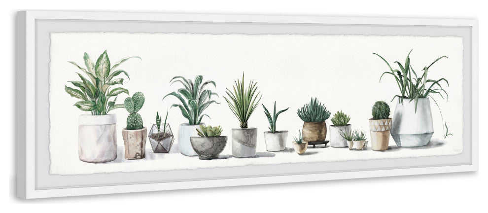 "Tropical Gardens" Framed Painting Print