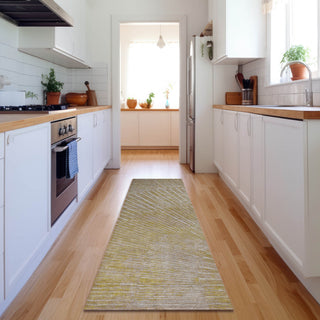 Premium Machine Washable Mayfield AMF542 Wheat 2'3" x 7'6" Runner Rug