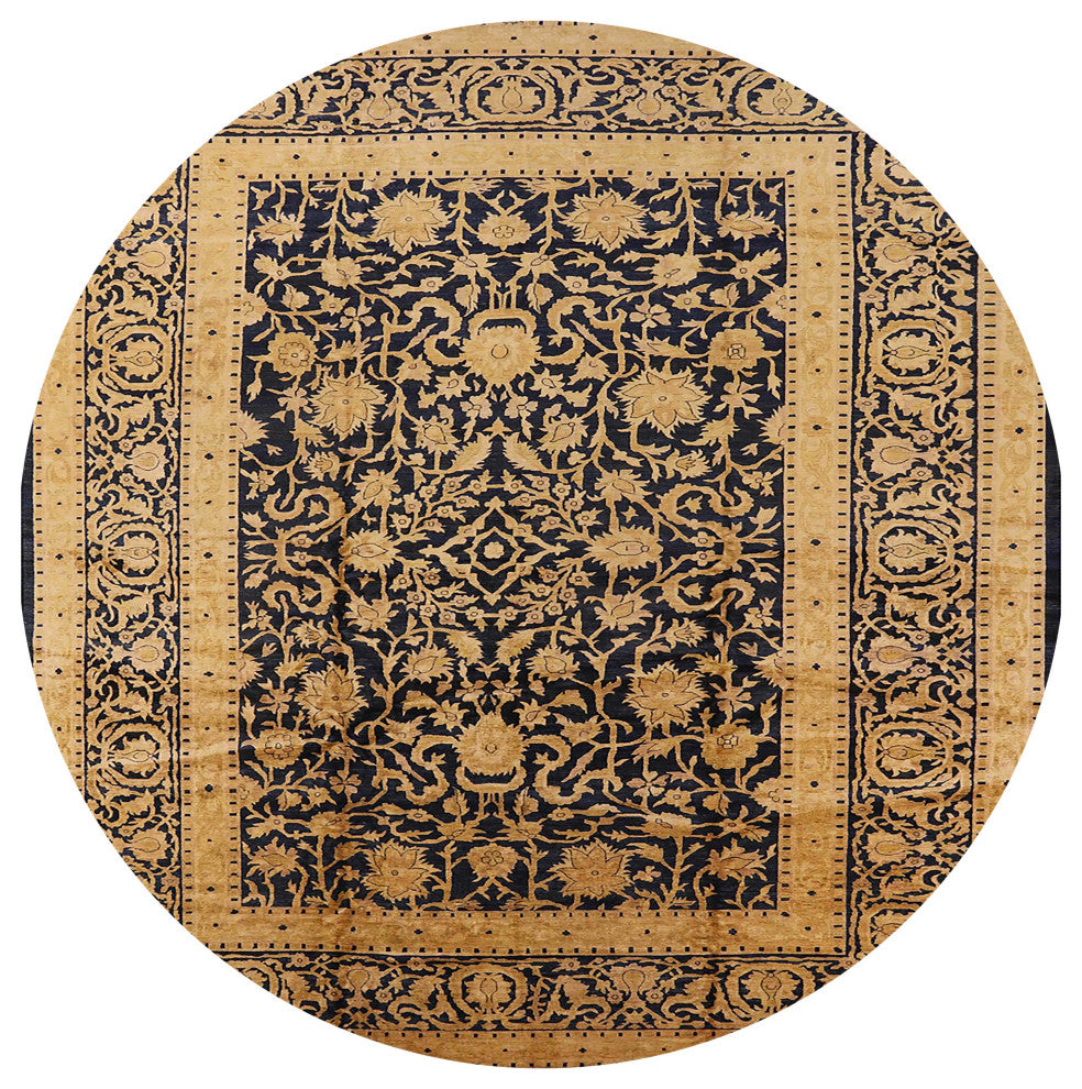 Ahgly Company Indoor Round Mid-Century Modern Area Rugs, 3' Round