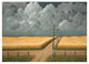 "Gray and Gold, 1942" Digital Paper Print by John Rogers Cox, 24"x18"