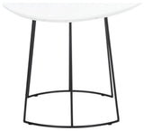 Safavieh Brooks Side Table, White/Black