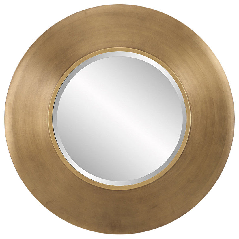 Uttermost Contessa Round Gold Mirror