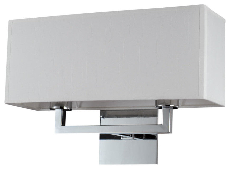 Prescott Wall Sconce, White, Double