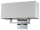 Prescott Wall Sconce, White, Double