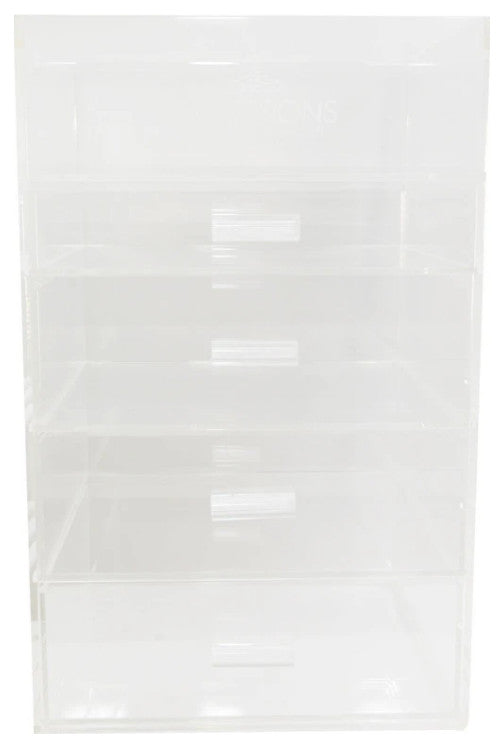 5-Tier Acrylic Makeup Organizer With Open Top