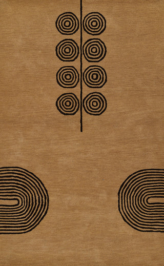Momeni Simba Hand Tufted Wool Beige Area Rug 9'x12'