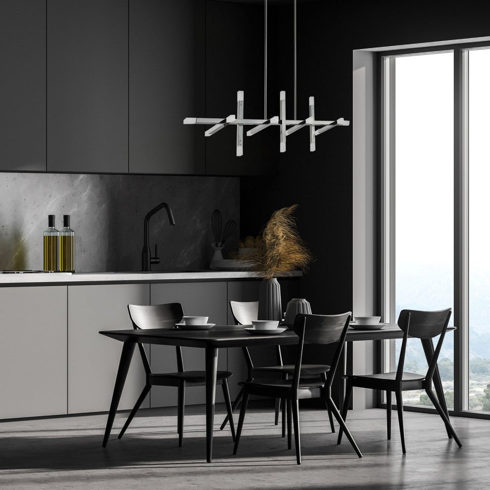 1-Light Halogen Pendant AB Finish With White Glass