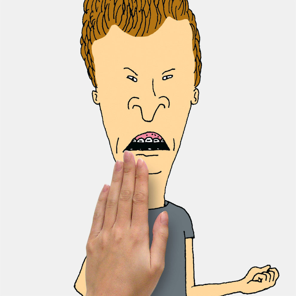 Beavis And Butt-Head Peel And Stick Giant Wall Decals
