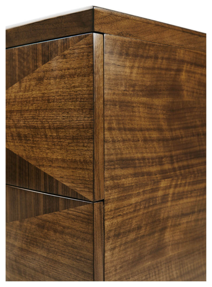 Mid Century Style Walnut Nightstands