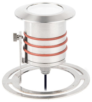 WAC Lighting LED 2" 12V Round Submersible Light, Stainless Steel