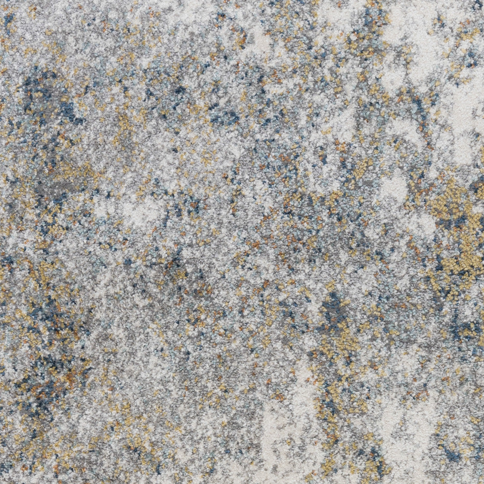 Yasmin Acy Area Rug, Yellow, 5'3" x 7'3", Abstract