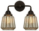 288-2W-OB-G146 Chatham 2 Light 14" Bath Vanity Light, Oil Rubbed Bronze