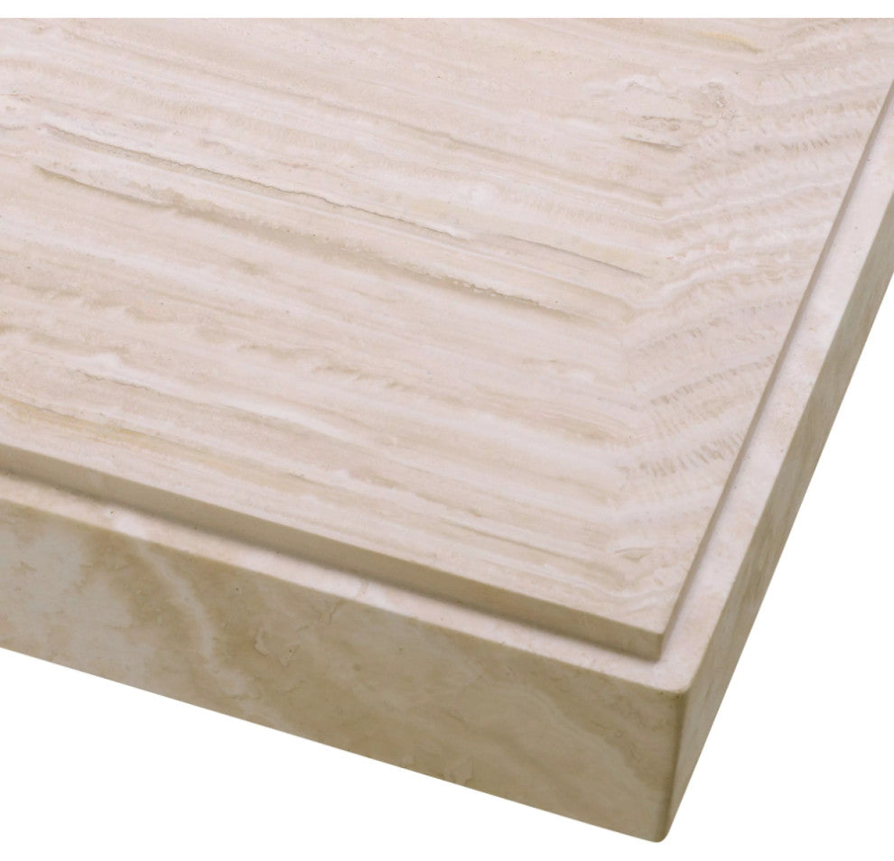 Square Travertine Coffee Table | Eichholtz Sartoria