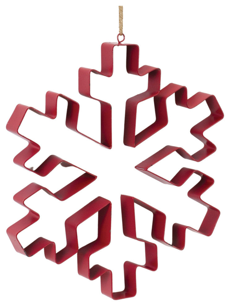 Snowflake Cookie Cutter Ornament, Set of 4