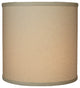 Fenchel Shades 11"x11"x11" Spider Attachment, Drum Lamp Shade, Linen Khaki