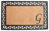 Versailles Monogram Doormat, 18"x30", G