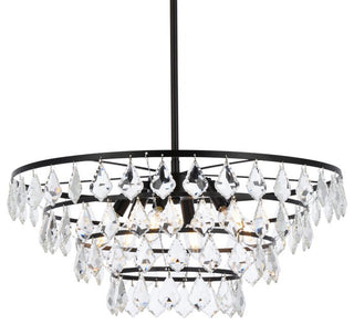 Evan 24" Pendant, Black