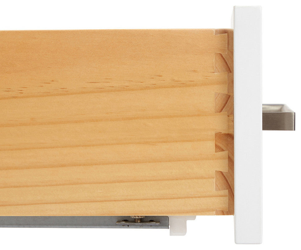 ARIEL Cambridge 61" Single Oval Sink Bathroom Vanity White With Quartz Top