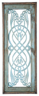 Architectural Window- Wall Decor-Braga, Distressed Turquoise