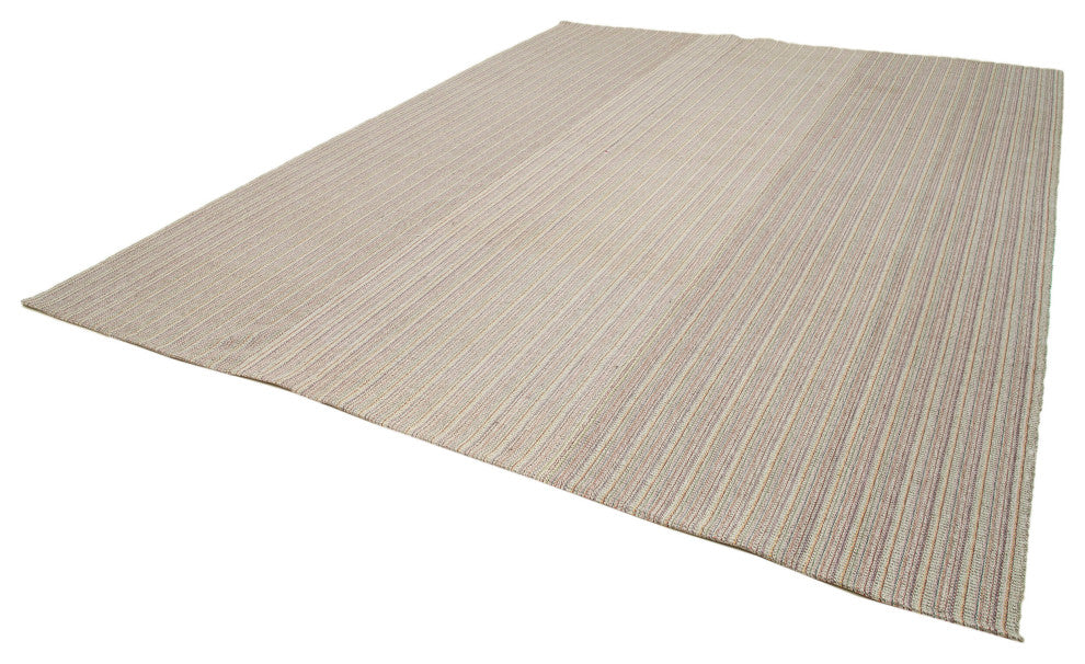 Rug N Carpet - Hand-knotted Turkish 10' 5'' x 13' 3'' Decorative Wool Kilim Rug