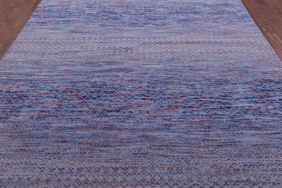 8' 0" X 10' 3" Savannah Grass Handmade Wool Rug Q9207