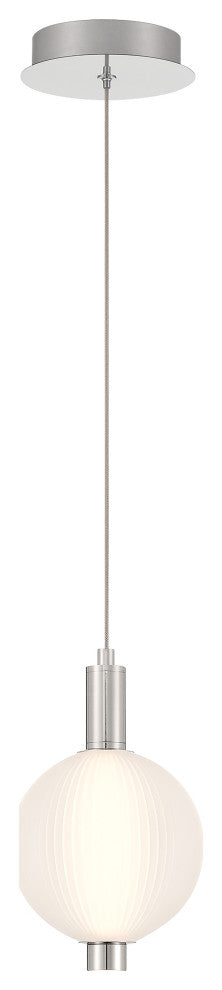 Palmas 10" LED Pendant, Nickel