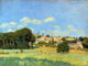 Alfred Sisley View of St. Cloud, Sunshine, 21"x28" Wall Decal