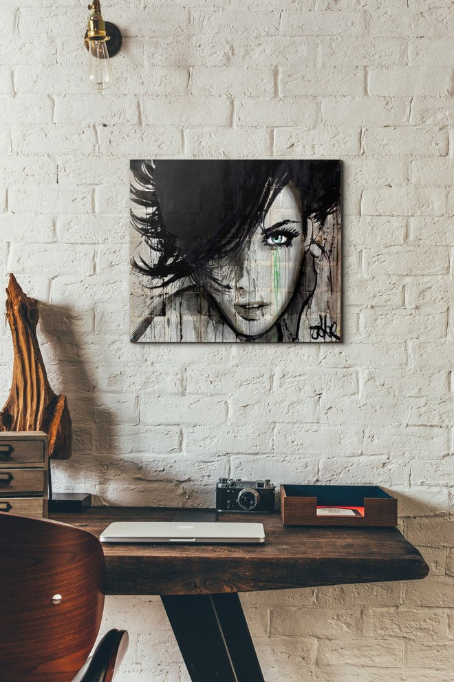 Epic Graffiti "Things Happen" by Loui Jover, Giclee Canvas Wall Art, 16"x18"