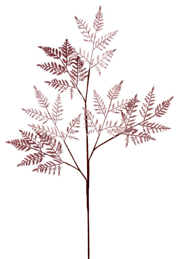 Metallic Fern Spray , Rose Gold, 27"