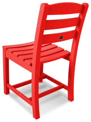 POLYWOOD La Casa Cafe Dining Side Chair, Sunset Red