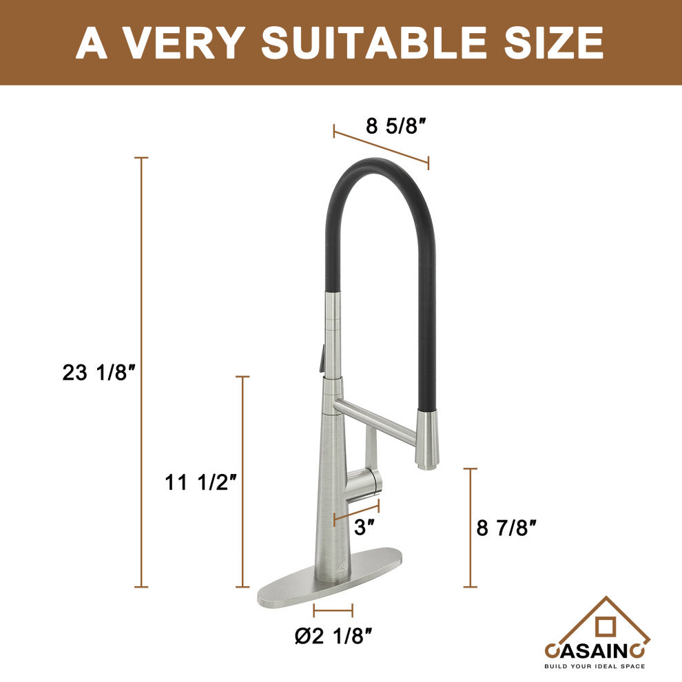 Fireclay Single Bowl Farmhouse Apron Kitchen Sink with Sprayer Kitchen Faucet, 36