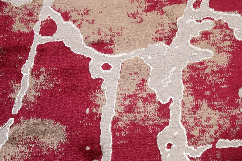 Abstract Turkish Transitional Oriental Area Rug Contemporary Carpet 10x10