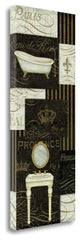 "Bain De Luxe Collage II" By Daphne Brissonnet, Giclee on Gallery Wrap Canvas