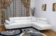 Kensley 2-Piece Sectional Sofa Set, White, Right-facing