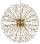 Dunkirk, 10 Light Chandelier, Aged Brass Finish, Crystals