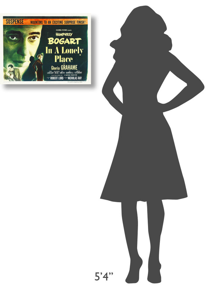 "In A Lonely Place" Stretched Canvas Giclee by Hollywood Photo Archive, 22x17"