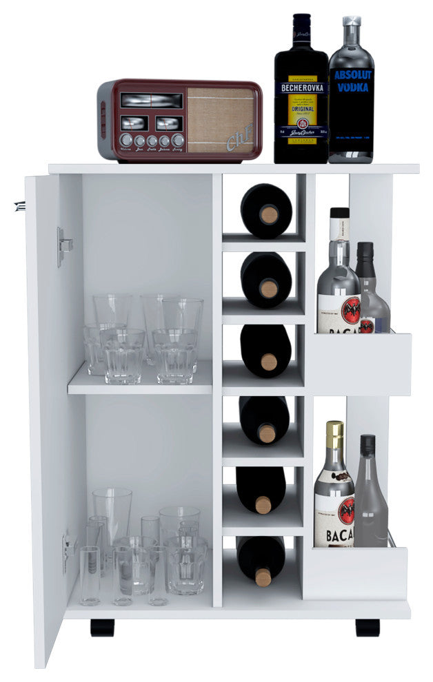 Tennessee, Bar Cart, White