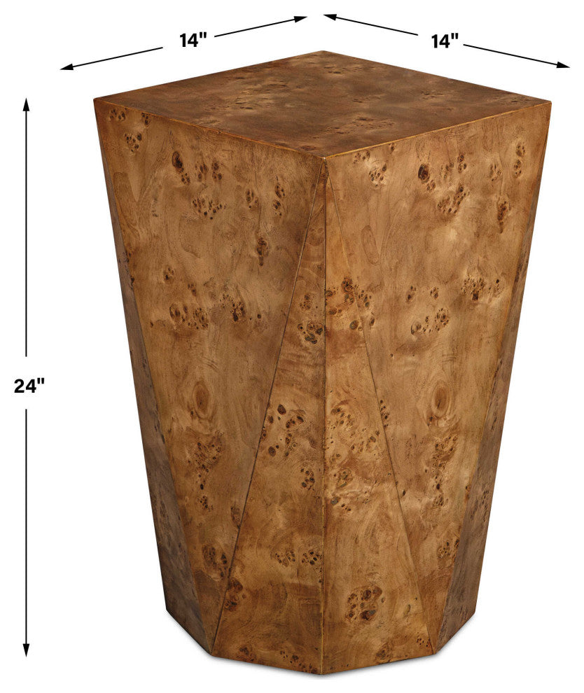 Uttermost Hughes Geometric Accent Table