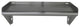 Culinary Equipment Knock Down Stainless Steel Wall Mount Shelf, Stainless Steel