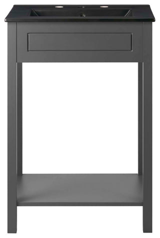 Altura 24" Bathroom Vanity, Gray Black