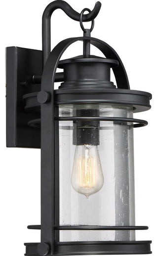Quoizel BKR8410K One Light Outdoor Wall Lantern Booker Mystic Black