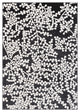 Surya Rabat RBT-2311 5'3"x7'3" Rug, Charcoal/White