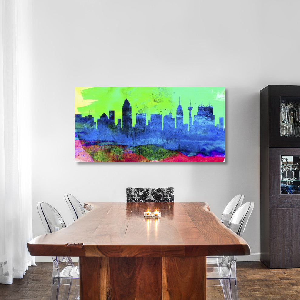 "San Antonio City Skyline" Fine Art Print