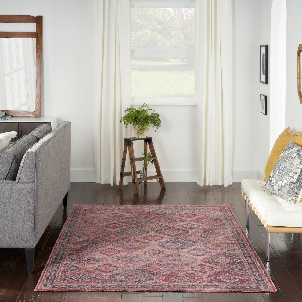 Nicole Curtis Nc Series 1 5' x 7' Multicolor Machine Washable Area Rugs