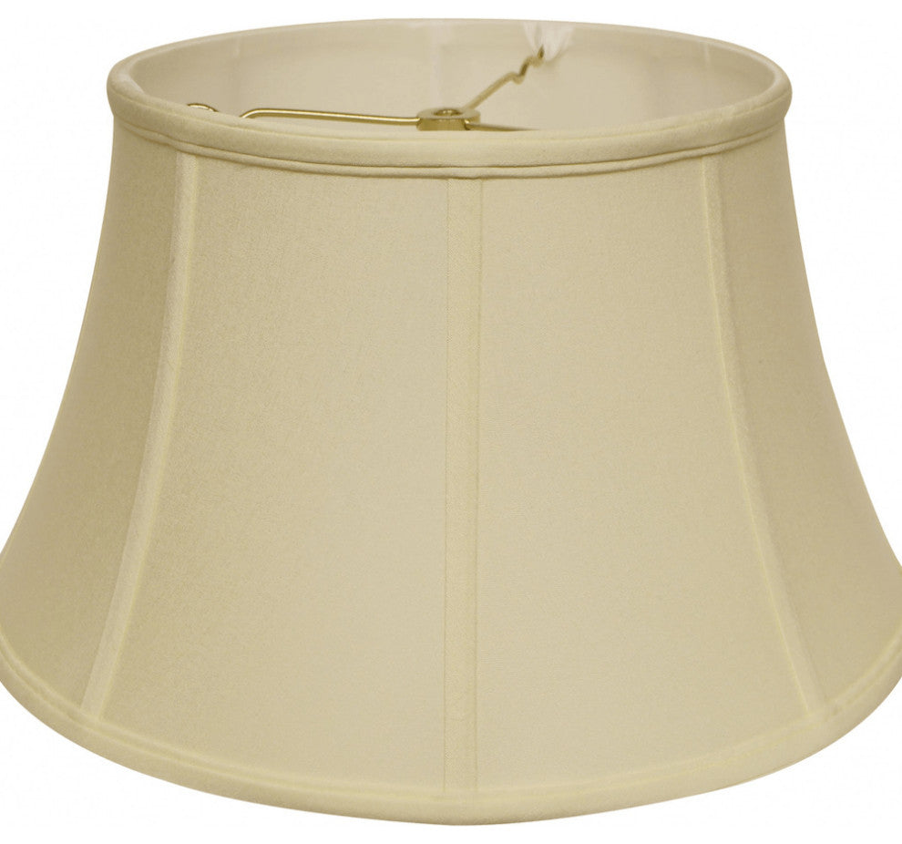 15" Ivory Drum No Slub Lampshade